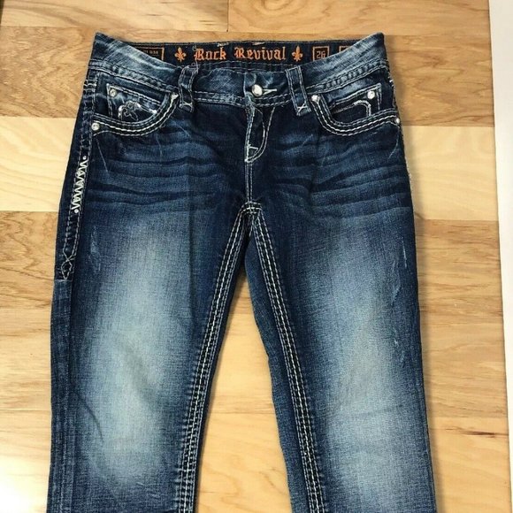 Rock Revival Sz 26 Lynkai Easy Crop - Picture 7 of 8